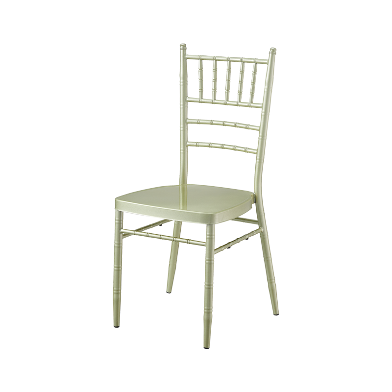 Chaise de mariage en métal CHIAVARI TIFFANY couleur champagne