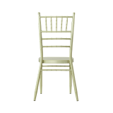 Chaise de mariage en métal CHIAVARI TIFFANY couleur champagne
