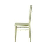 Chaise de mariage en métal CHIAVARI TIFFANY couleur champagne