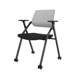 Chaise de conférence OPTIMA CA noir-gris
