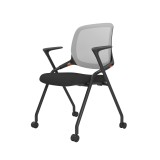 Chaise de conférence ERGON noir-gris