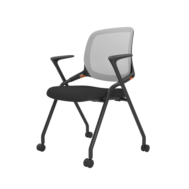 Chaise de conférence ERGON noir-gris