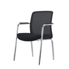 Chaise de conférence LENZO noire