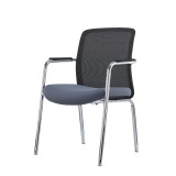 Chaise de conférence LENZO noir-gris