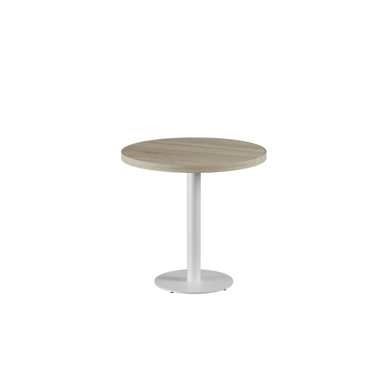 Table De Bistrot ALFA R blanc Plateau Laminés