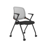 Chaise de conférence ERGON noir-gris