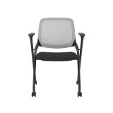 Chaise de conférence ERGON noir-gris