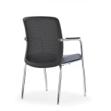 Chaise de conférence LENZO noir-gris