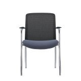 Chaise de conférence LENZO noir-gris