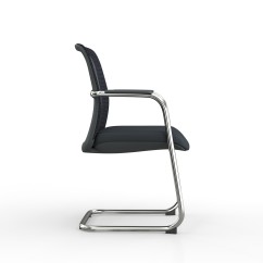 Chaise de conférence QUADRA noire