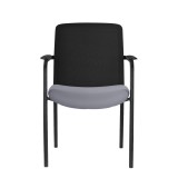 Chaise de conférence FORMO noir-gris
