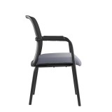 Chaise de conférence FORMO noir-gris
