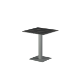 Table pour jardin à bière ALFA S avec plateau en quartz fritté gris