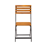 Chaise de jardin ERICA noir et acacia