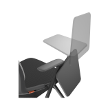 Chaise de formation ERGON noir-gris