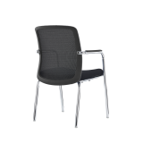 Silla de formación LENZO negra