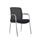 Silla de formación LENZO negra