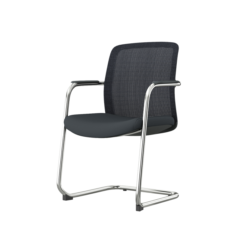 Chaise de formation QUADRA noire