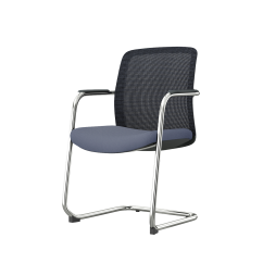 Chaise de formation QUADRA noir et gris