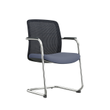 Chaise de formation QUADRA noir et gris