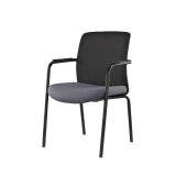 Chaise de formation FORMO noir-gris