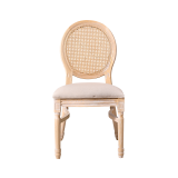 Chaise de mariage MEDALION naturel blanchi
