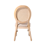 Chaise de mariage MEDALION naturel blanchi