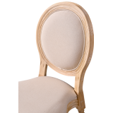 Chaise de mariage MONARCH FULL TAP naturel blanchi