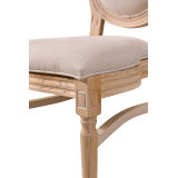 Chaise de mariage MONARCH FULL TAP naturel blanchi
