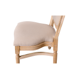 Chaise de mariage MONARCH FULL TAP naturel blanchi