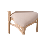 Chaise de mariage MONARCH FULL TAP naturel blanchi