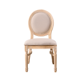Chaise de mariage MONARCH FULL TAP naturel blanchi