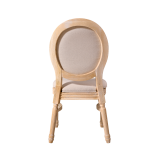 Chaise de mariage MONARCH FULL TAP naturel blanchi
