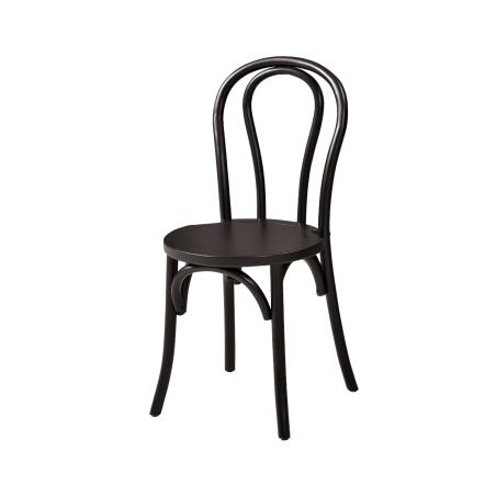 Chaise de mariage MONET WOOD noir