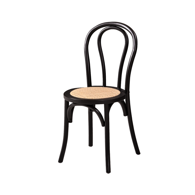 Chaise de mariage MONET WOOD RT noir
