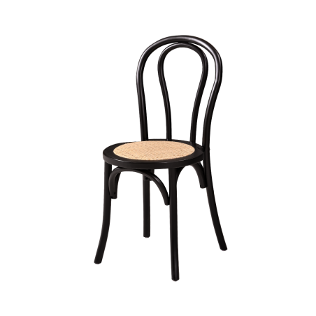 Chaise de mariage MONET WOOD RT noir