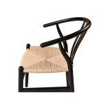 Chaise de restaurant en bois WISHBONE noir