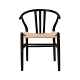Chaise de restaurant en bois WISHBONE noir