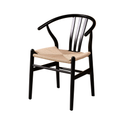 Chaise de restaurant en bois WISHBONE noir