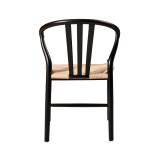 Chaise de restaurant en bois WISHBONE noir