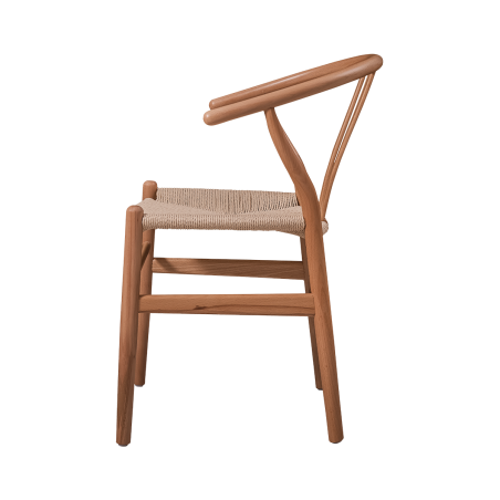 Chaise de restaurant en bois WISHBONE naturel