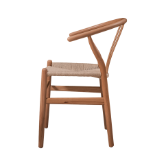 Chaise de restaurant en bois WISHBONE naturel