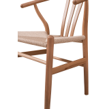 Chaise de restaurant en bois WISHBONE naturel