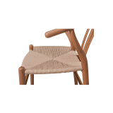 Chaise de restaurant en bois WISHBONE naturel