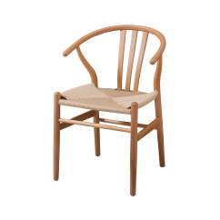 Chaise de restaurant en bois WISHBONE naturel