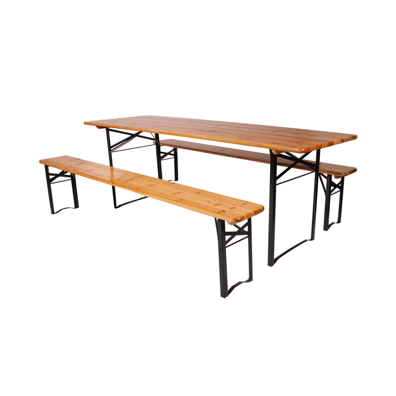 Tables de brasserie WOODY 180x50 CM