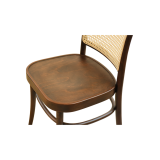 La chaise de restaurant en bois LOOMI 811 aux noix