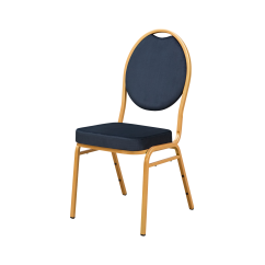 Chaise de banquet et de réception HERMAN MODERN Noir Velours