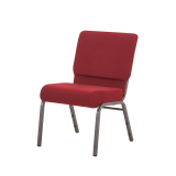 Chaise d'église AMBASSADOR rouge