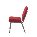 Chaise d'église AMBASSADOR rouge